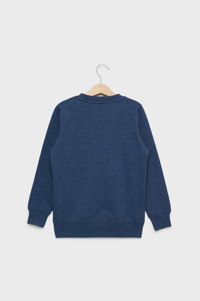 Embellished-Blended-Fabric-Round-Neck-Girls-Sweatshirt