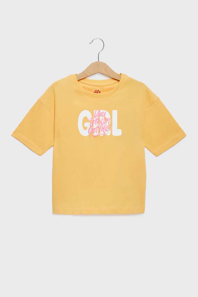 Graphic-Print-Cotton-Regular-Fit-Girls-T-Shirt