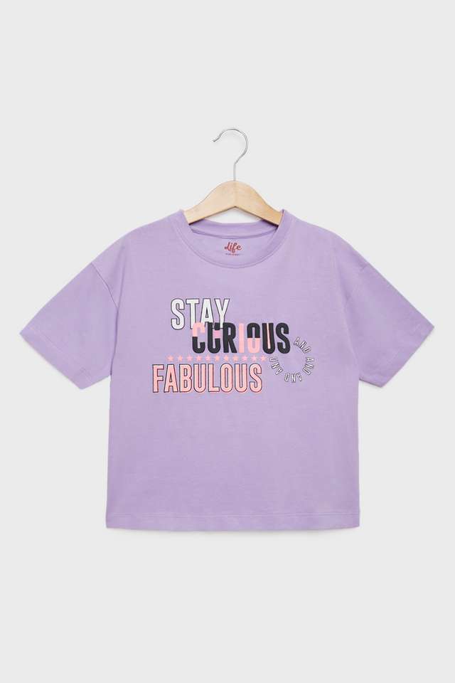 Graphic-Print-Cotton-Round-Neck-Girls-Top