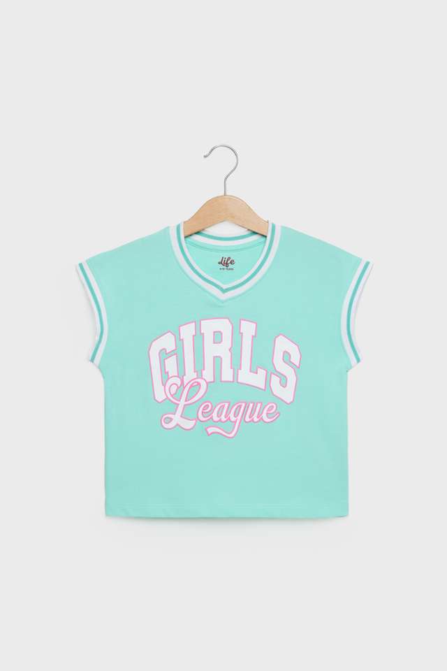Graphic-Print-Cotton-Regular-Fit-Girls-Top