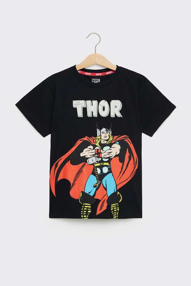 Graphic-Print-Cotton-Round-Neck-Boys-T-Shirt
