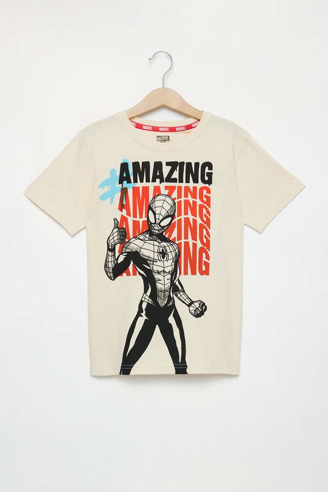 Graphic-Print-Cotton-Round-Neck-Boys-T-Shirt