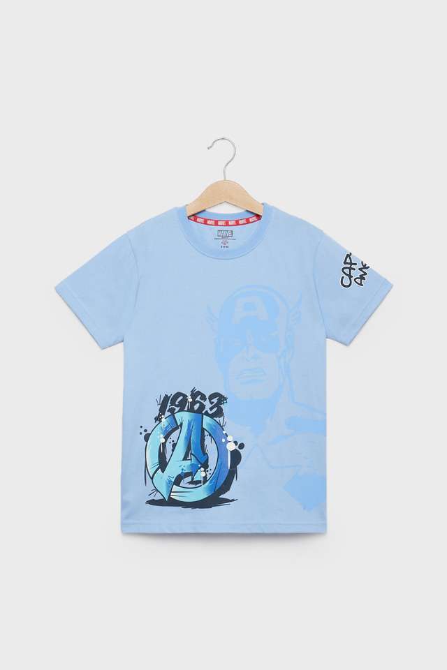 Graphic-Print-Cotton-Round-Neck-Boys-T-Shirt