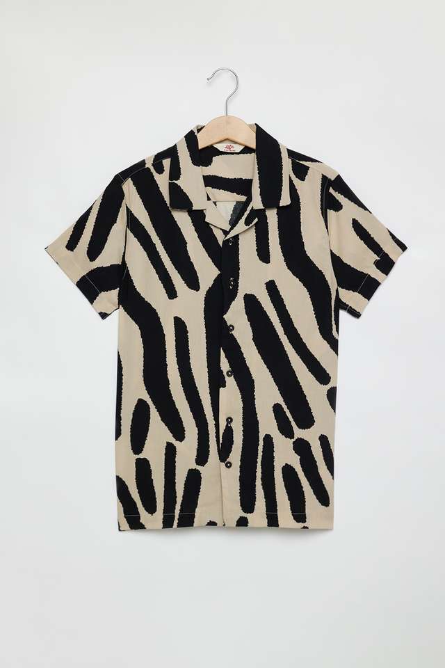 Solid-Blended-Fabric-Round-Neck-Boys-T-Shirt