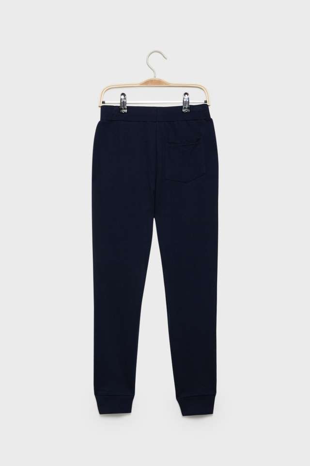 Solid-Cotton-Relaxed-Fit-Boys-Track-Pants