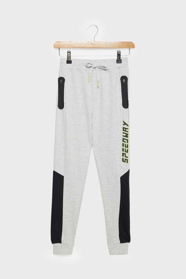 Solid-Blended-Fabric-Relaxed-Fit-Boys-Track-Pants