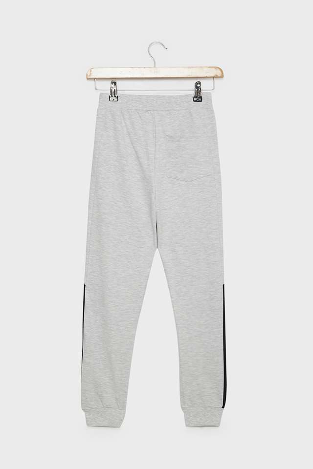 Solid-Blended-Fabric-Relaxed-Fit-Boys-Track-Pants