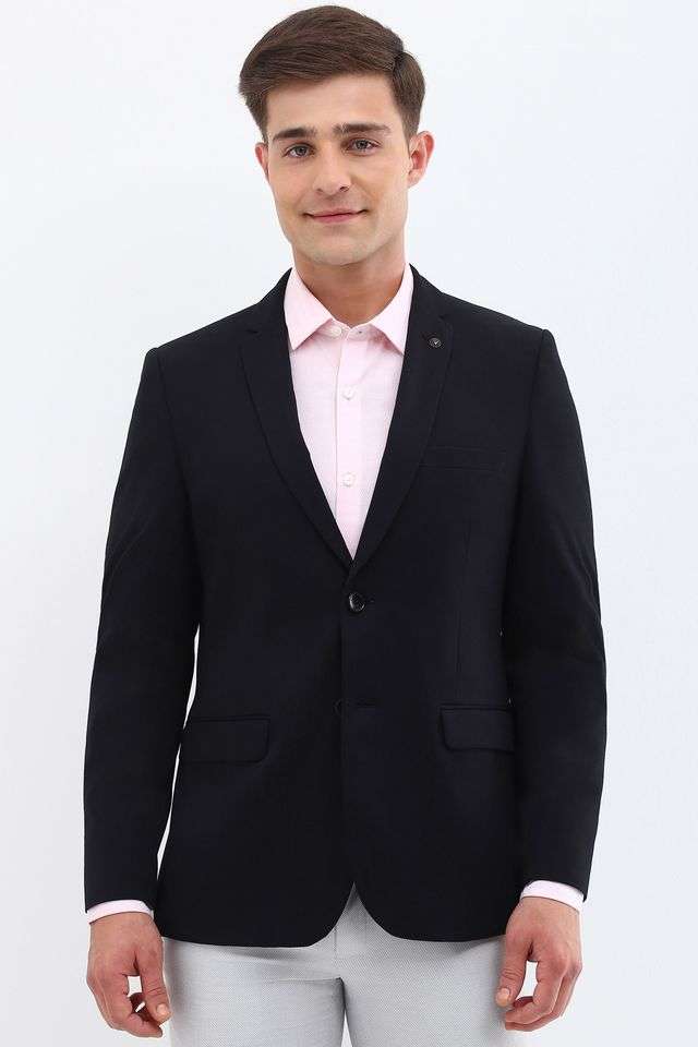 Textured-Nylon-Super-Slim-Fit-Men-s-Casual-Blazer
