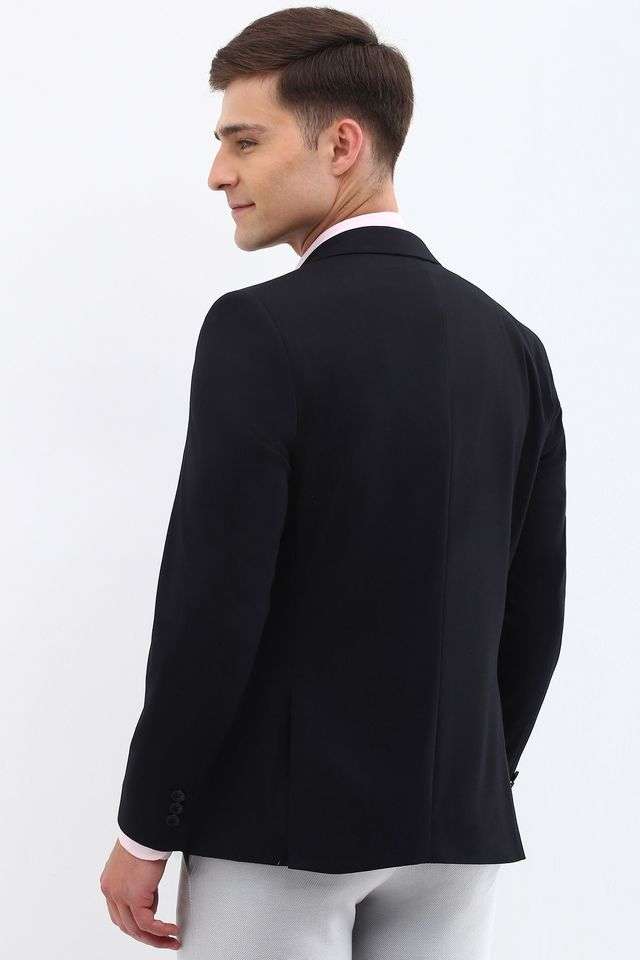 Textured-Nylon-Super-Slim-Fit-Men-s-Casual-Blazer