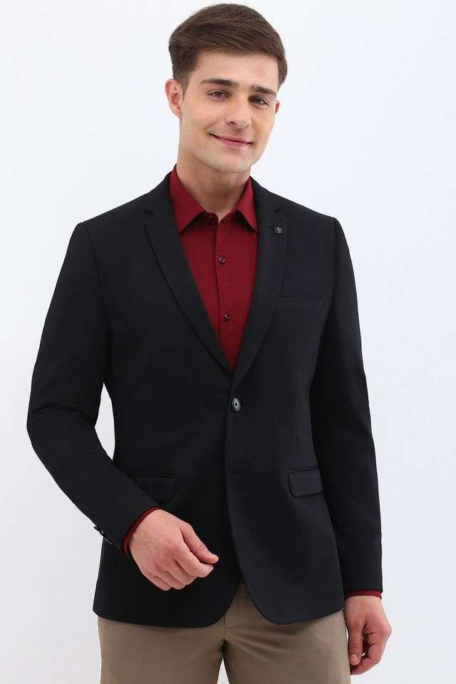 Textured-Blended-Fabric-Super-Slim-Fit-Men-s-Casual-Blazer