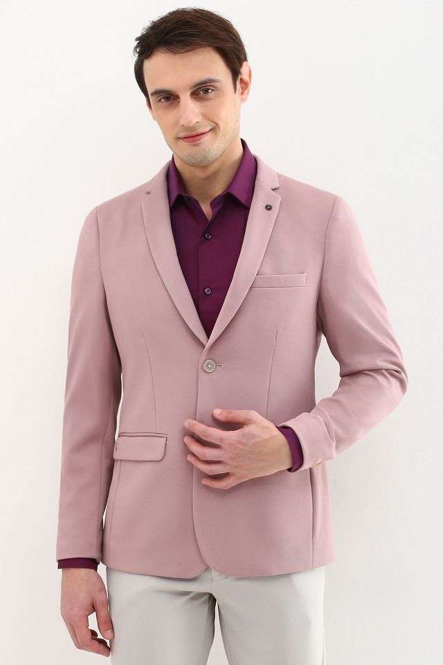 Textured-Blended-Fabric-Super-Slim-Fit-Men-s-Casual-Blazer