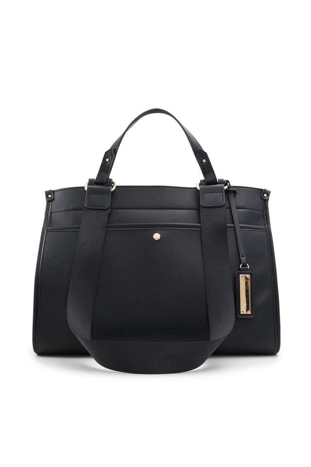 On-The-Go-Synthetic-Zipper-Closure-Women-s-Satchel-Bag