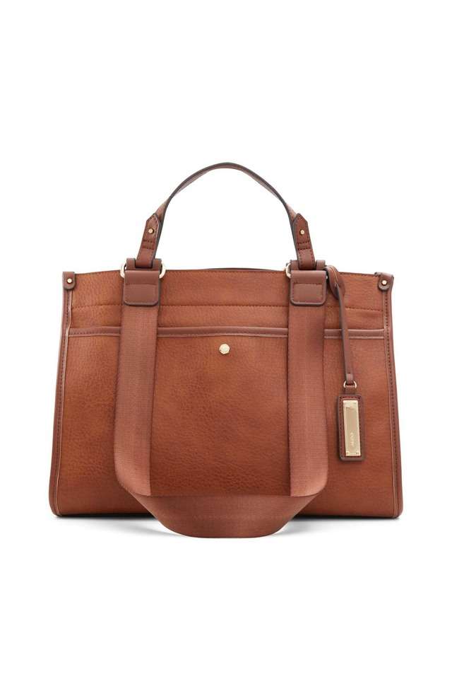 On-The-Go-Synthetic-Zipper-Closure-Women-s-Satchel-Bag