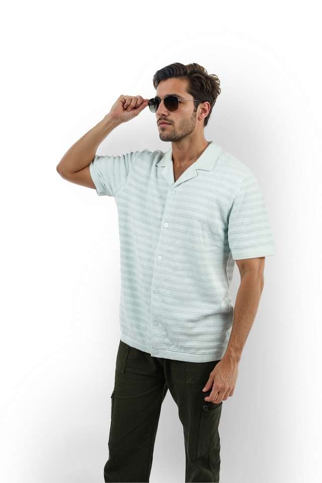 Solid-Cotton-Regular-Fit-Men-s-Casual-Shirt
