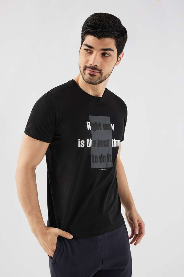 Printed-Cotton-Blend-Round-Neck-Men-s-T-Shirt