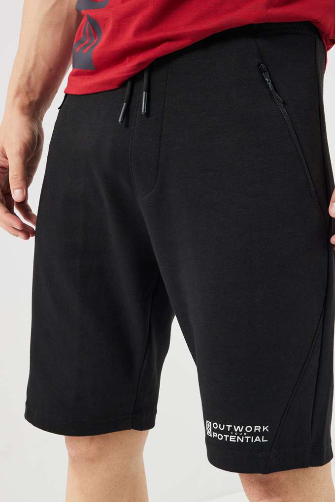 Solid-Cotton-Regular-Fit-Men-s-Shorts