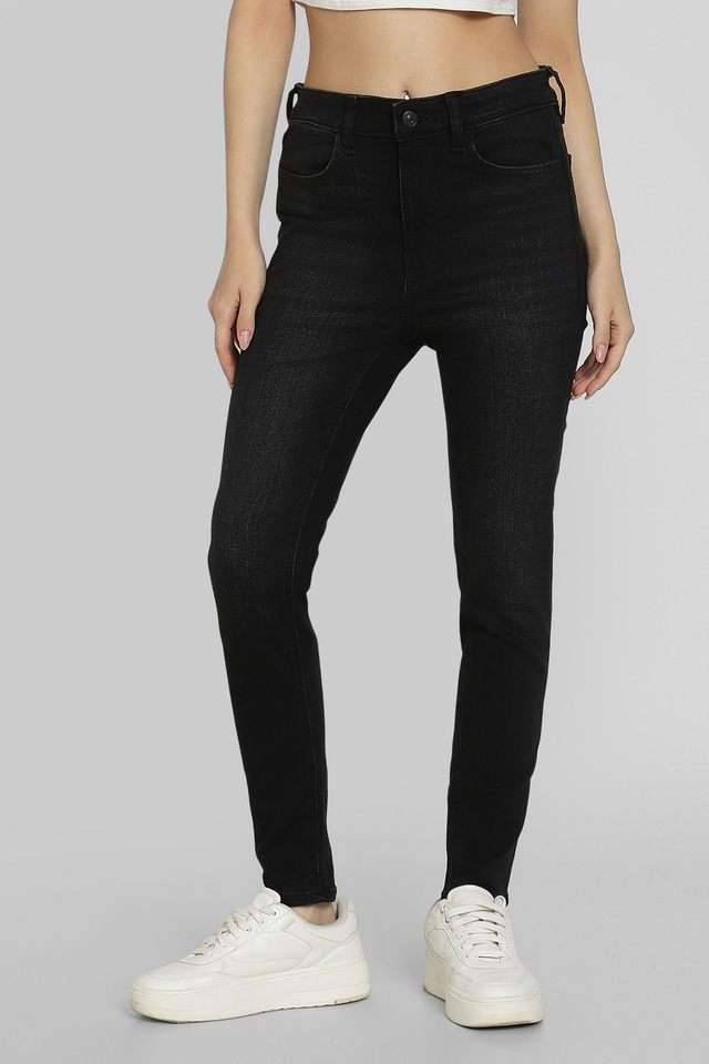 american eagle High Rise Blended Fabric Skinny Fit Women's Jeans-picture-44