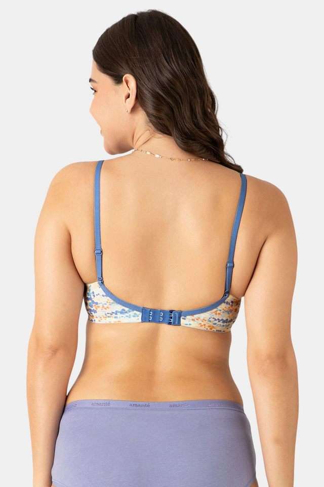 Non-Wired-Medium-Padded-Polyester-Women-s-T-Shirt-Bra