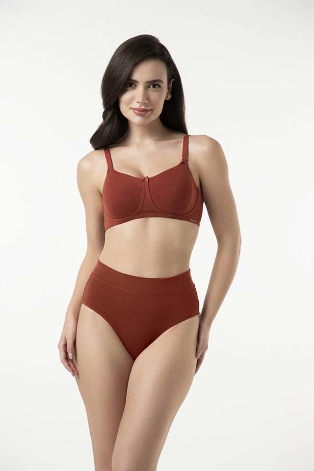 Non-Wired-Non-Padded-Polyester-Women-s-Bra