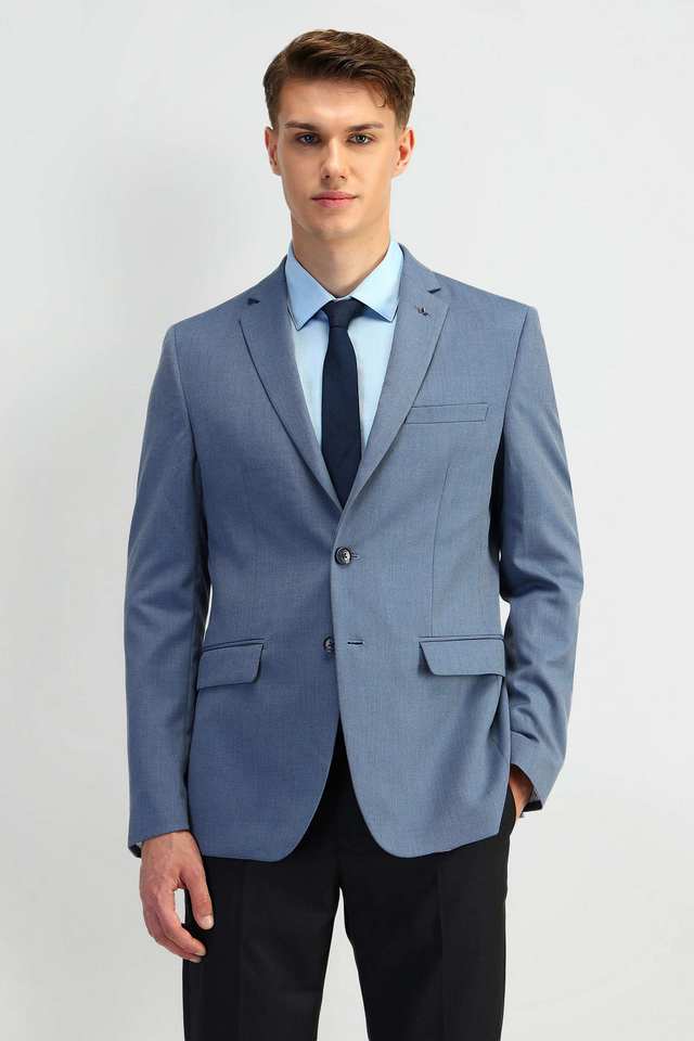 Structured-Blended-Fabric-Slim-Fit-Men-s-Formal-Wear-Blazer