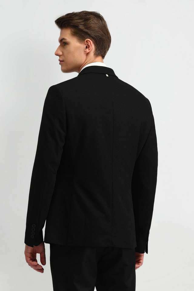 Structured-Blended-Fabric-Slim-Fit-Men-s-Formal-Wear-Blazer