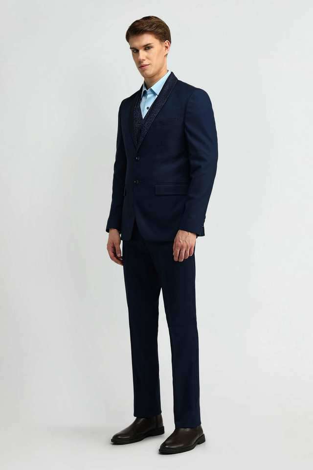 Structured-Blended-Fabric-Regular-Fit-Men-s-Party-Wear-Suit