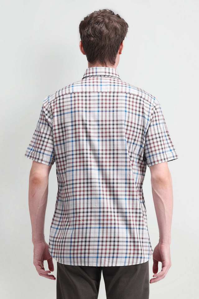 Checks-Cotton-Regular-Fit-Men-s-Casual-Wear-Shirt