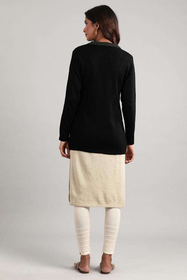 Geometric-Print-Acrylic-Women-s-Winter-Wear-Sweater