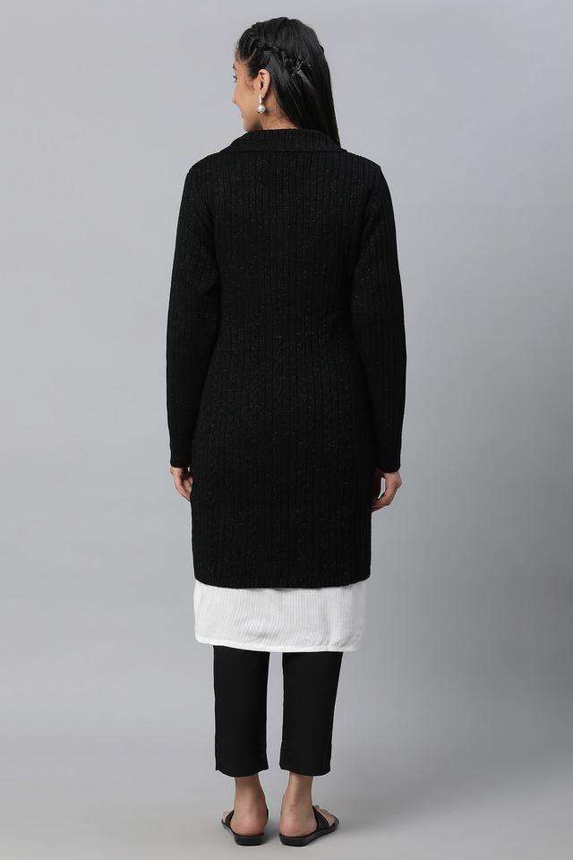 Solid-Acrylic-Regular-Fit-Women-s-Festive-Wear-Coat