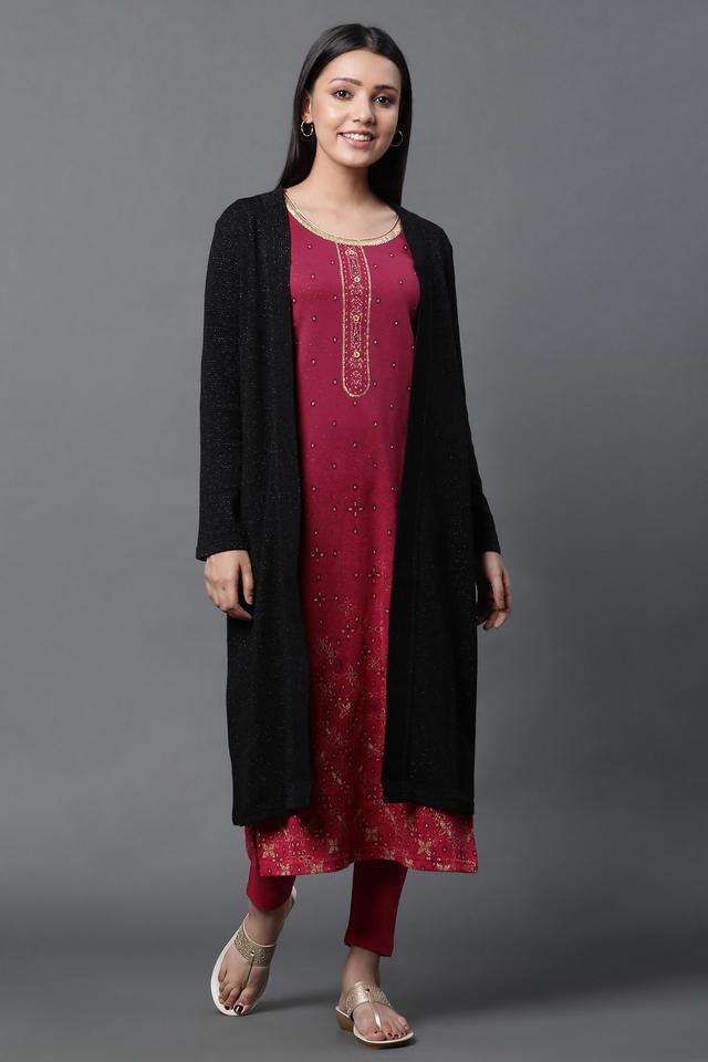 Solid-Polyester-Women-s-Casual-Wear-Shrug