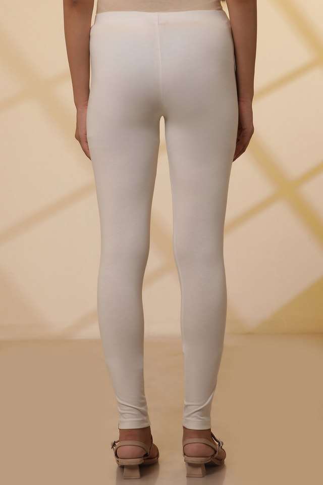 Solid-Cotton-Blend-Regular-Fit-Women-s-Tights