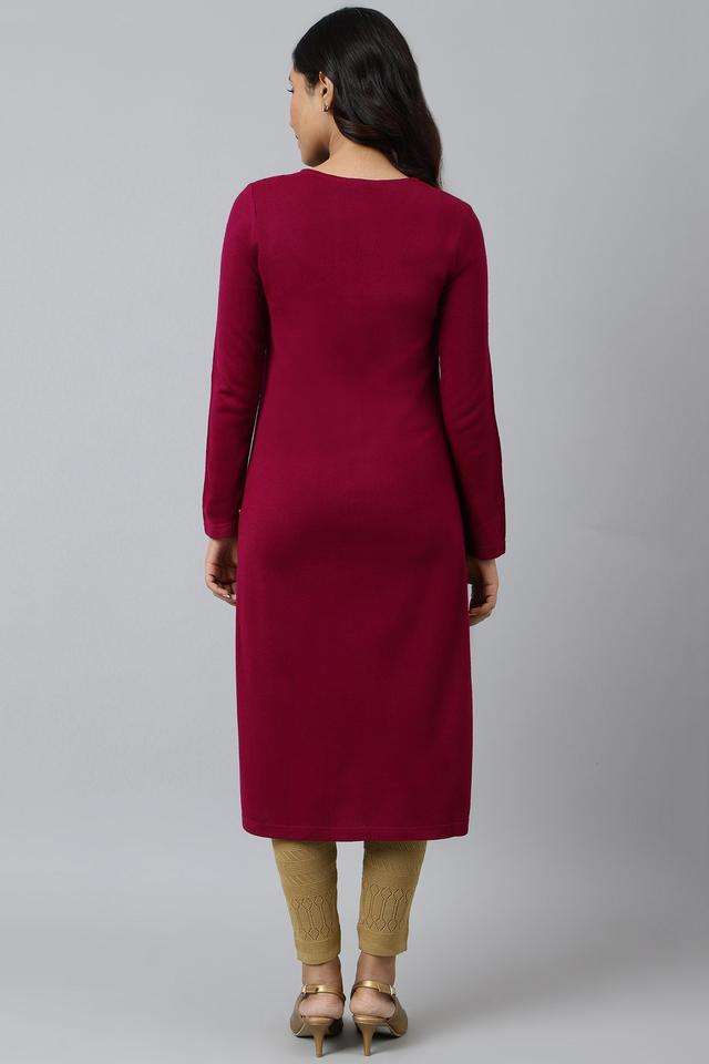 Printed-Acrylic-Women-s-Festive-Wear-Kurta