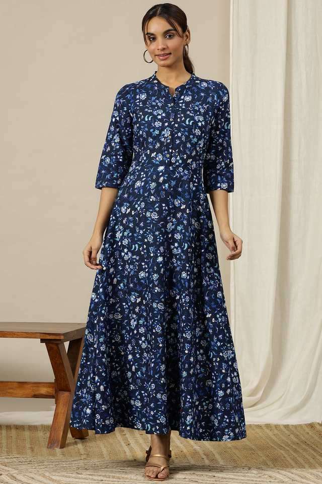 Printed-Cotton-Collared-Women-s-Ethnic-Dress