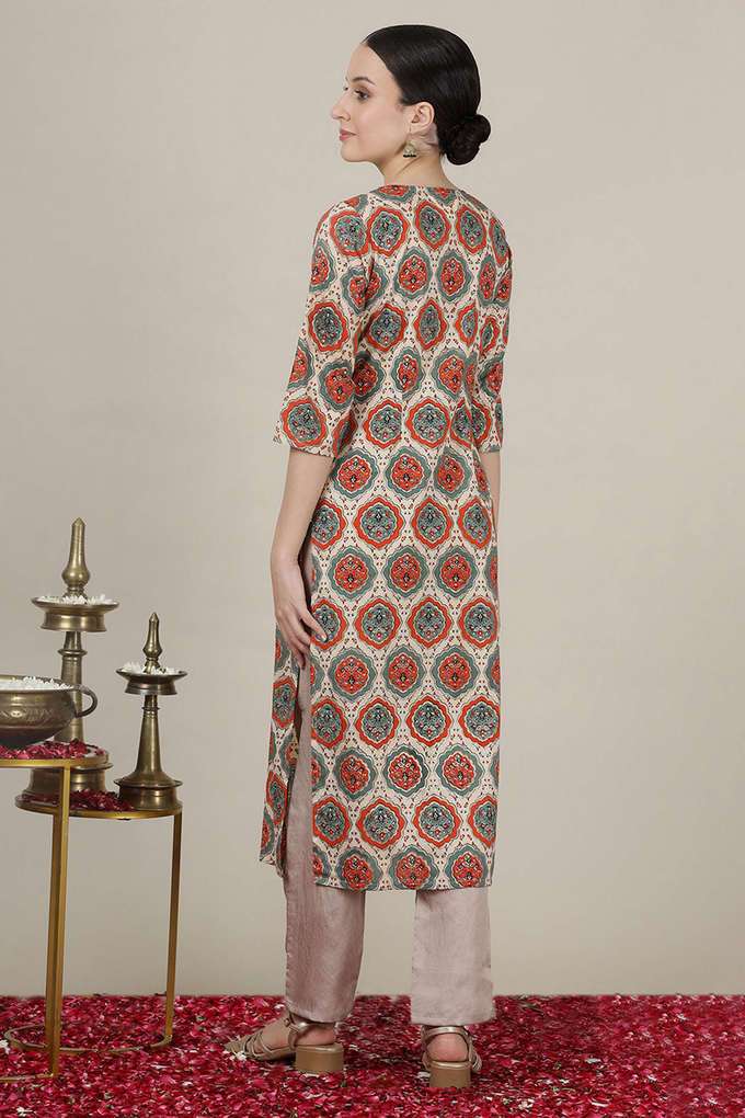Printed-Viscose-Round-Neck-Women-s-Kurta