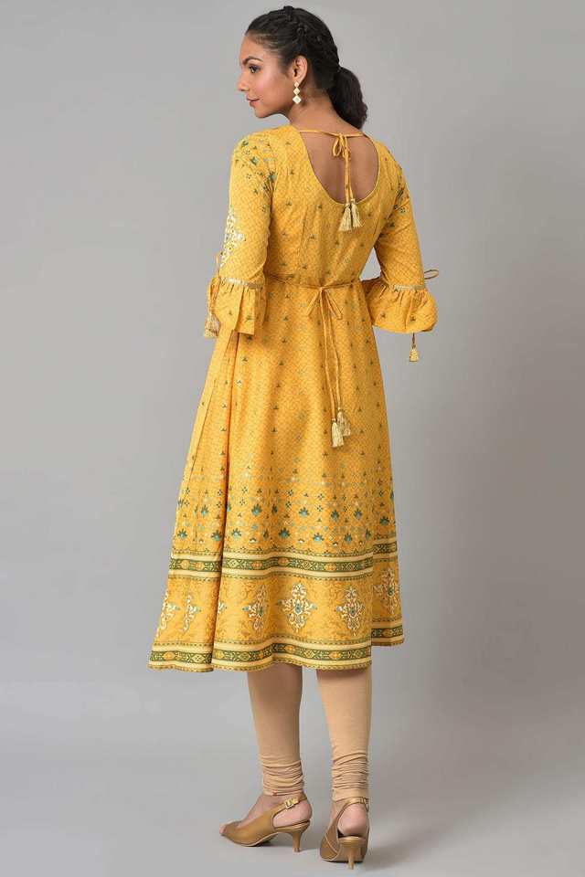Printed-Crepe-Round-Neck-Women-s-Kurta
