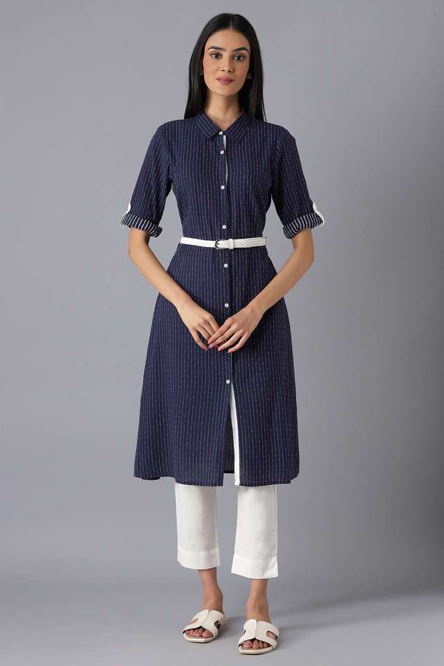 Printed-Cotton-Collared-Women-s-Kurta