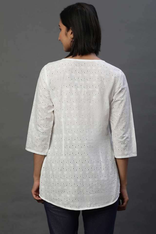 Floral-Cotton-Round-Neck-Women-s-Casual-Wear-Kurti