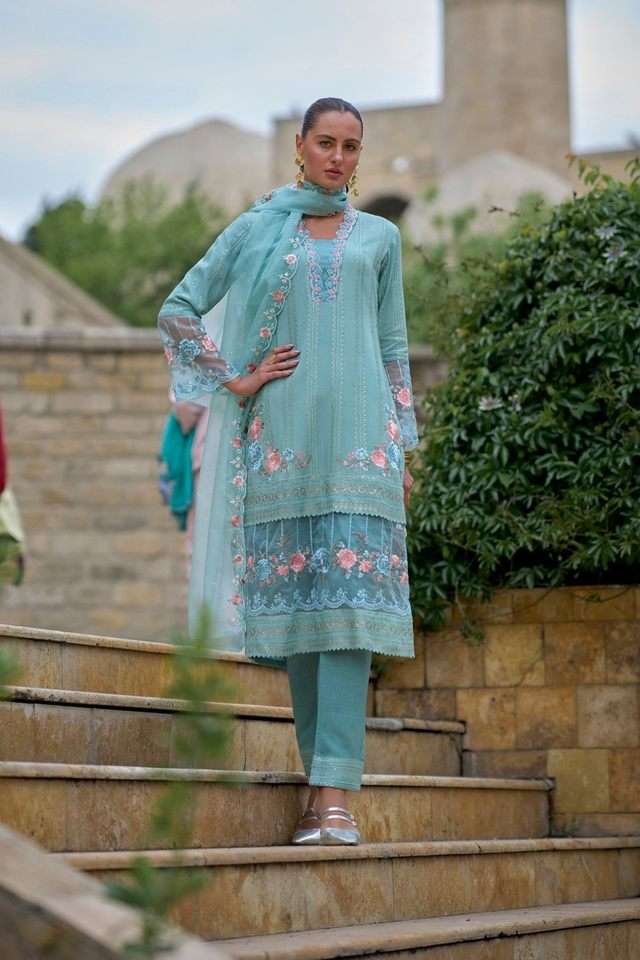 Embellished-Calf-Length-Cotton-Woven-Women-s-Kurta-Set