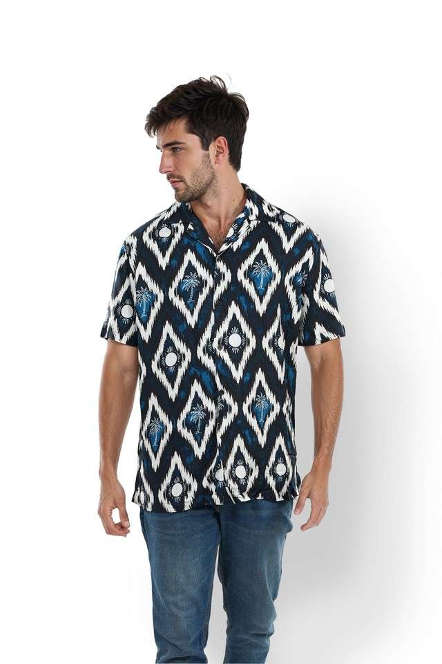Printed-Viscose-Regular-Fit-Men-s-Casual-Shirt