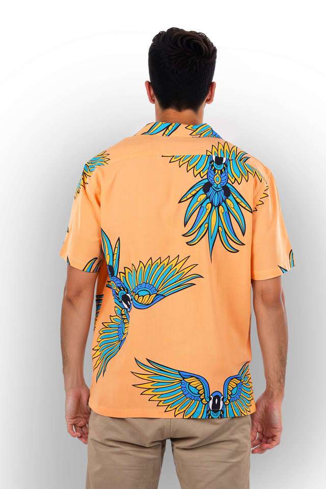 Printed-Viscose-Regular-Fit-Men-s-Casual-Shirt