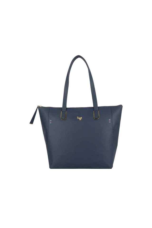 Solid-PVC-Zipper-Closure-Women-s-Formal-Tote-Bag