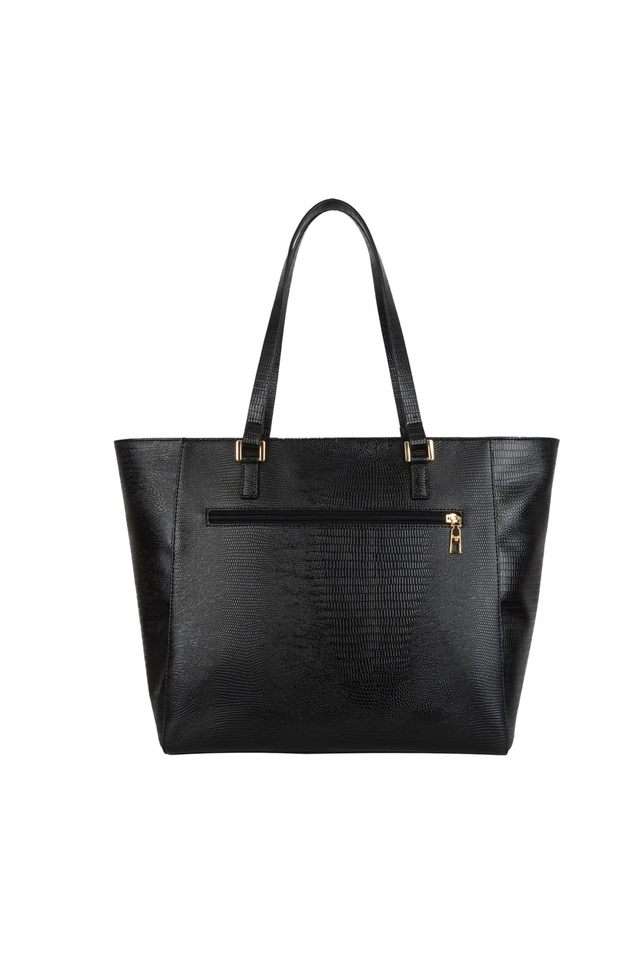 Solid-PVC-Zipper-Closure-Women-s-Formal-Tote-Bag
