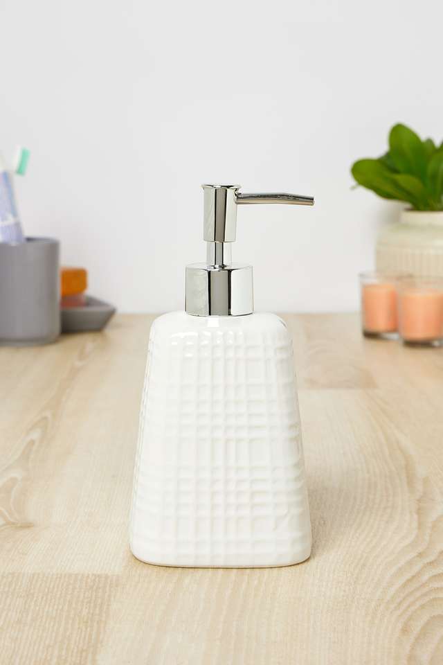 Orion-Crosshatch-Dispenser-Ceramic-White
