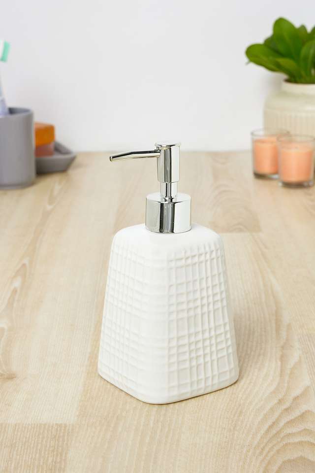 Orion-Crosshatch-Dispenser-Ceramic-White