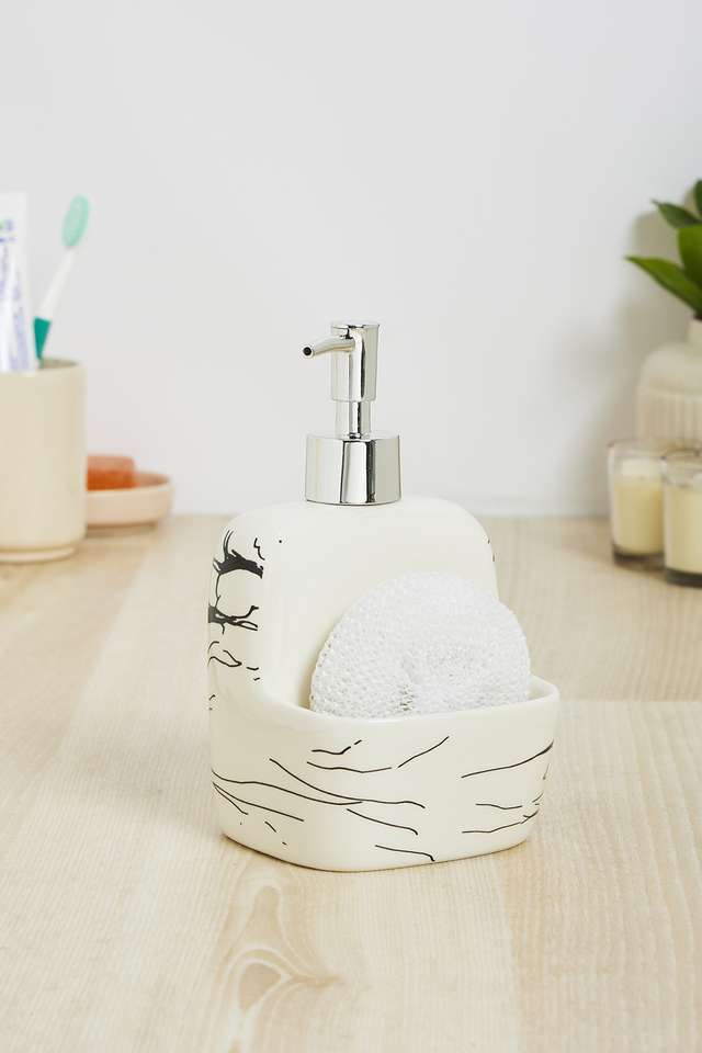 Orion-Combo-Dispenser-Ceramic-Marble