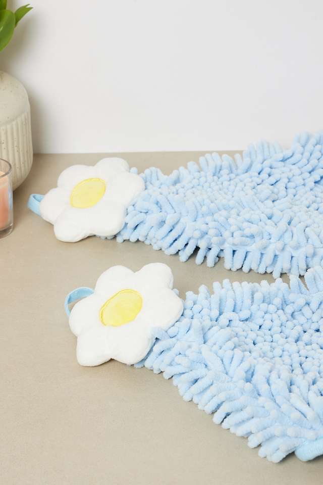 Orion-Micro-Chenile-Hanging-Towel-S/2-Blue