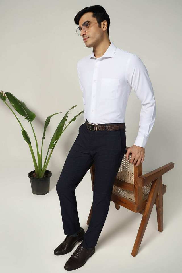 Dobby-Cotton-Slim-Fit-Men-s-Formal-Wear-Shirt