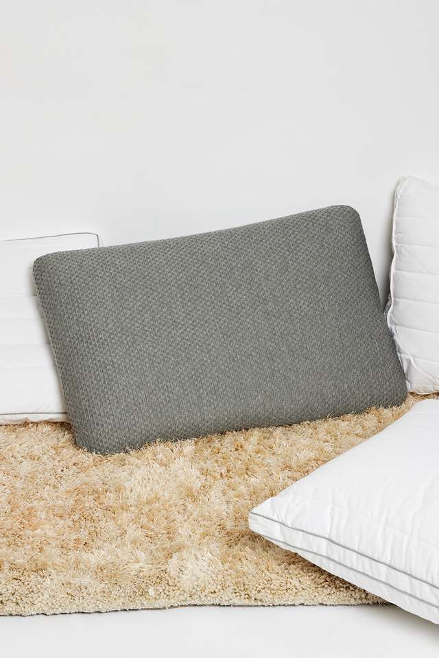 Bliss-Charcoal-Memory-Foam-Slim-Pillow