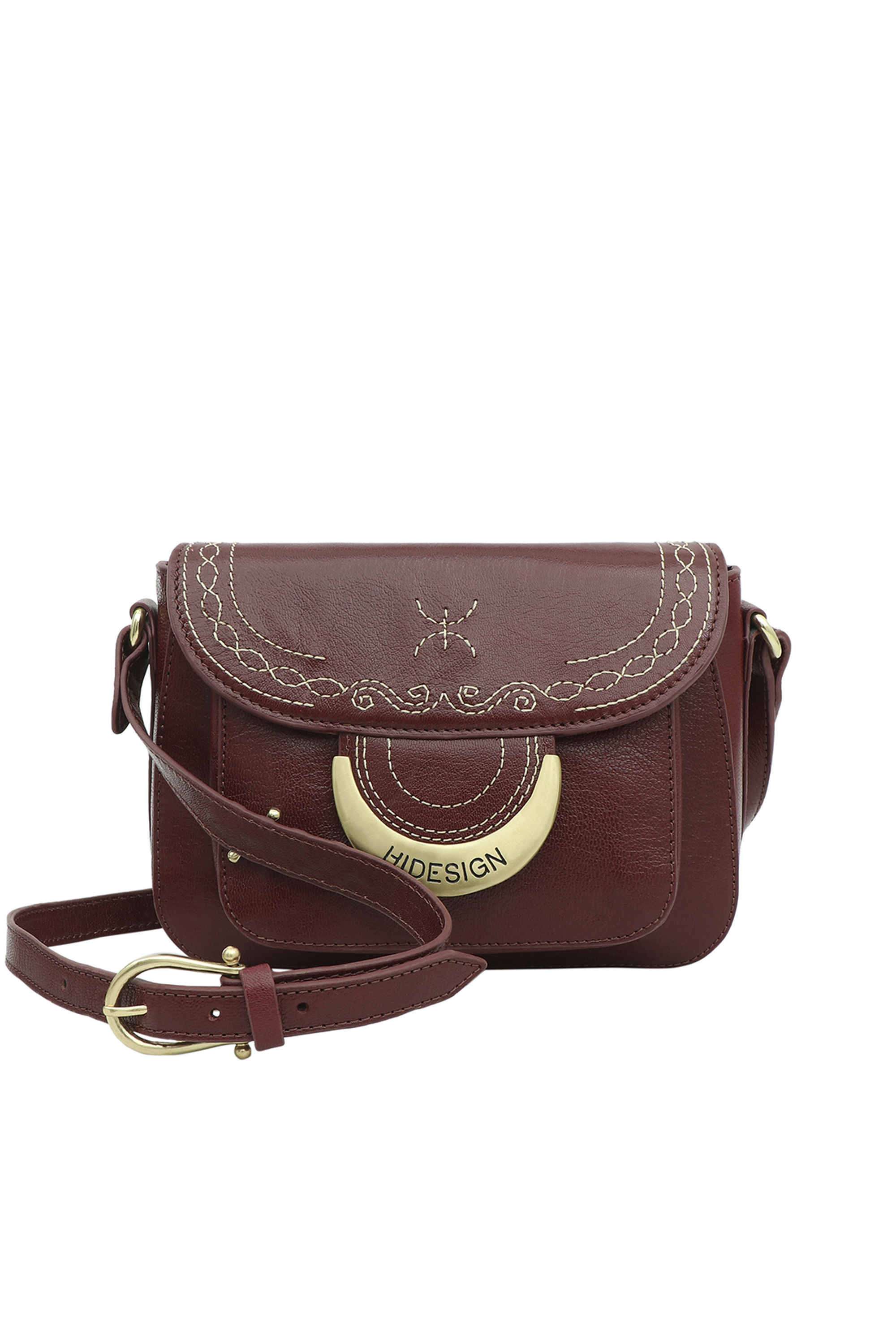 Front-SAHARA-Leather-Women-Casual-Wear-Sling-Bag
