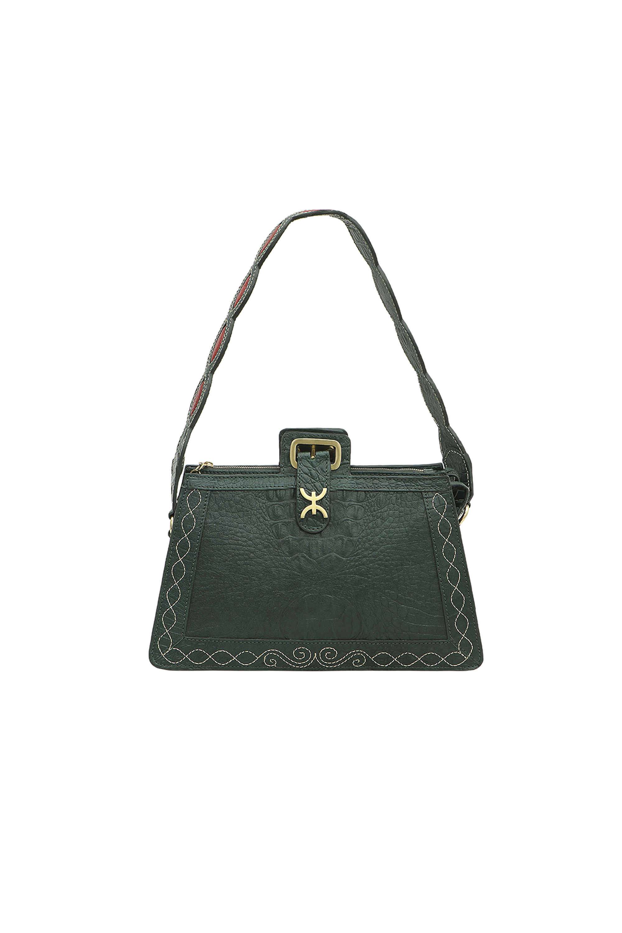 Front-SAHARA-Leather-Women-Casual-Wear-Shoulder-Bag